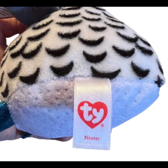 Ty Nester the Owl Beanie Boo - Picture 3 of 3